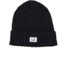 C.P. COMPANY Berretto in lana merino extrafine BLACK Uomo 