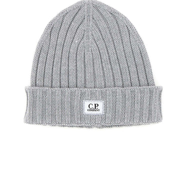 C.P. COMPANY Berretto in lana merino extrafine GREY Uomo 