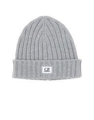 C.P. COMPANY Berretto in lana merino extrafine GREY Uomo 