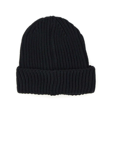 C.P. COMPANY Berretto google in lana merino extrafine BLACK Uomo 