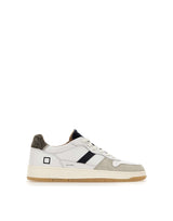 D.A.T.E. Sneakers "Court 2.0 Vintage" WHITE Uomo 