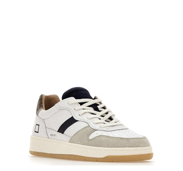 D.A.T.E. Sneakers "Court 2.0 Vintage" WHITE Uomo 