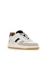 D.A.T.E. Sneakers "Court 2.0 Vintage" WHITE Uomo 