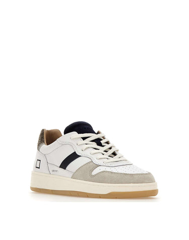D.A.T.E. Sneakers "Court 2.0 Vintage" WHITE Uomo 