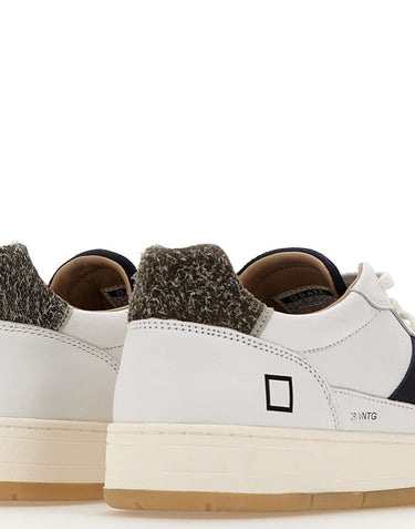 D.A.T.E. Sneakers "Court 2.0 Vintage" WHITE Uomo 