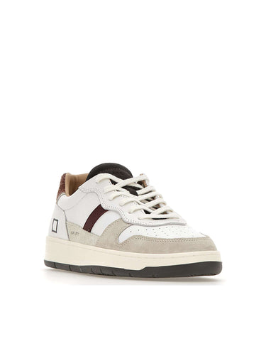 D.A.T.E. Sneakers "Court 2.0 Vintage" WHITE Uomo 