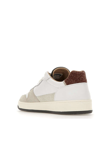 D.A.T.E. Sneakers "Court 2.0 Vintage" WHITE Uomo 