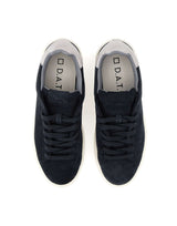 D.A.T.E. Sneakers "Levante Suede" BLUE Uomo 