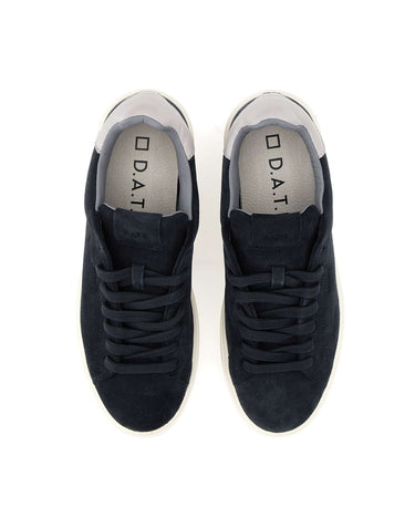 D.A.T.E. Sneakers "Levante Suede" BLUE Uomo 