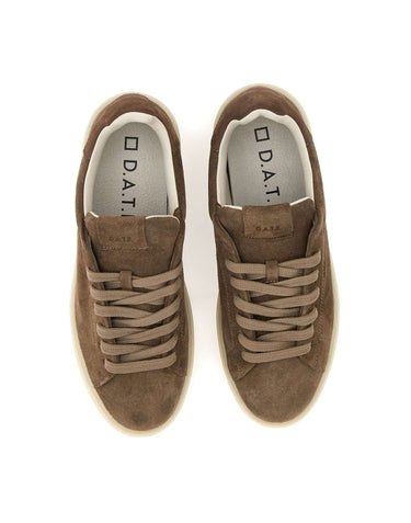 D.A.T.E. Sneakers "Levante suede" BROWN Uomo 