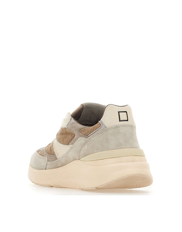 D.A.T.E. Sneakers "Musa Nylon" BEIGE Uomo 