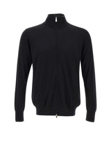 Blouson in seta e cashmere DC114019 NERO DELLA CIANA CASHMERE 
