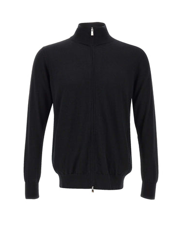 Blouson in seta e cashmere DC114019 NERO DELLA CIANA CASHMERE 