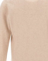 DELLA CIANA CASHMERE Polo in maglia di lana e cashmere BEIGE Uomo 