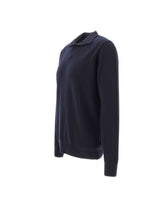 DELLA CIANA CASHMERE Polo in maglia di lana e cashmere BLUE Uomo 