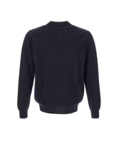 DELLA CIANA CASHMERE Polo in maglia di lana e cashmere BLUE Uomo 