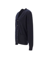 DELLA CIANA CASHMERE Cardigan in misto lana e cashmere BLUE Uomo 