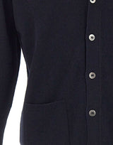 DELLA CIANA CASHMERE Cardigan in misto lana e cashmere BLUE Uomo 