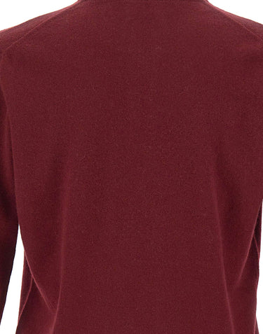 DELLA CIANA CASHMERE Maglia in misto cashmere a mezza zip RED Uomo 