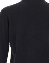 DELLA CIANA CASHMERE Maglia in misto cashmere a mezza zip BLACK Uomo 