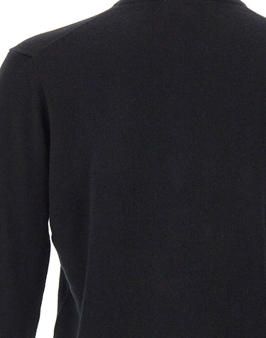 DELLA CIANA CASHMERE Maglia in misto cashmere a mezza zip BLACK Uomo 