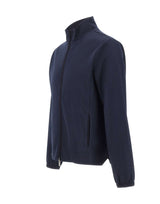 DEVORE Felpa con zip in misto lana BLUE Uomo 
