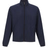 DEVORE Felpa con zip in misto lana BLUE Uomo 