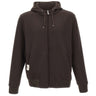 DEVORE Felpa con zip in misto lana BROWN Uomo 