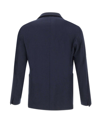 DEVORE Blazer in misto lana BLUE Uomo 