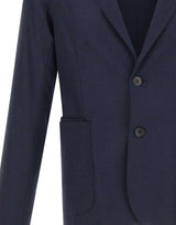 DEVORE Blazer in misto lana BLUE Uomo 