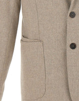 DEVORE Blazer in misto lana GREY Uomo 