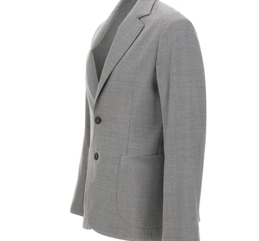 DEVORE Blazer in lana e cashmere GREY Uomo 