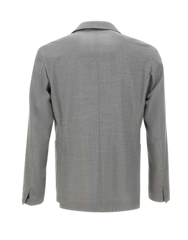 DEVORE Blazer in lana e cashmere GREY Uomo 