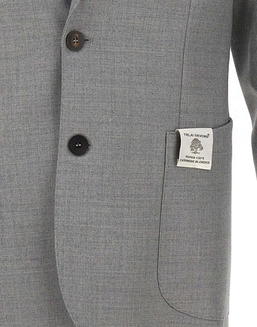 DEVORE Blazer in lana e cashmere GREY Uomo 