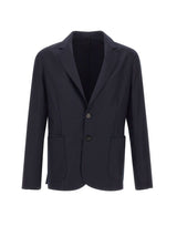 DEVORE Blazer in lana e cashmere BLUE Uomo 