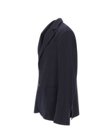 DEVORE Blazer in lana e cashmere BLUE Uomo 