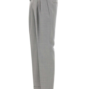 DEVORE Pantaloni in misto lana e cashmere GREY Uomo 