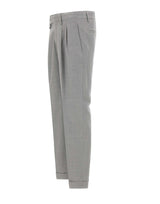 DEVORE Pantaloni in misto lana e cashmere GREY Uomo 
