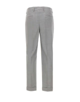 DEVORE Pantaloni in misto lana e cashmere GREY Uomo 