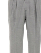 DEVORE Pantaloni in misto lana e cashmere GREY Uomo 