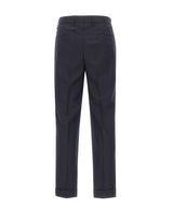 DEVORE Pantaloni in misto lana e cashmere BLUE Uomo 