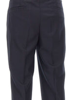 DEVORE Pantaloni in misto lana e cashmere BLUE Uomo 