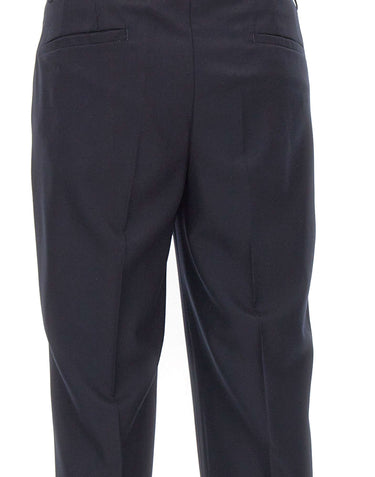 DEVORE Pantaloni in misto lana e cashmere BLUE Uomo 