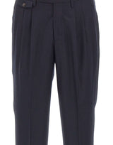 DEVORE Pantaloni in misto lana e cashmere BLUE Uomo 