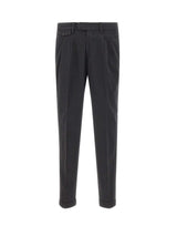 DEVORE Pantaloni in misto cotone BLACK Uomo 