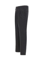 DEVORE Pantaloni in misto cotone BLACK Uomo 