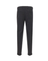 DEVORE Pantaloni in misto cotone BLACK Uomo 