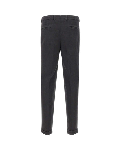 DEVORE Pantaloni in misto cotone BLACK Uomo 