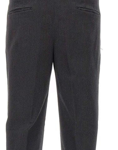 DEVORE Pantaloni in misto cotone BLACK Uomo 