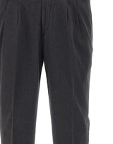 DEVORE Pantaloni in misto cotone BLACK Uomo 